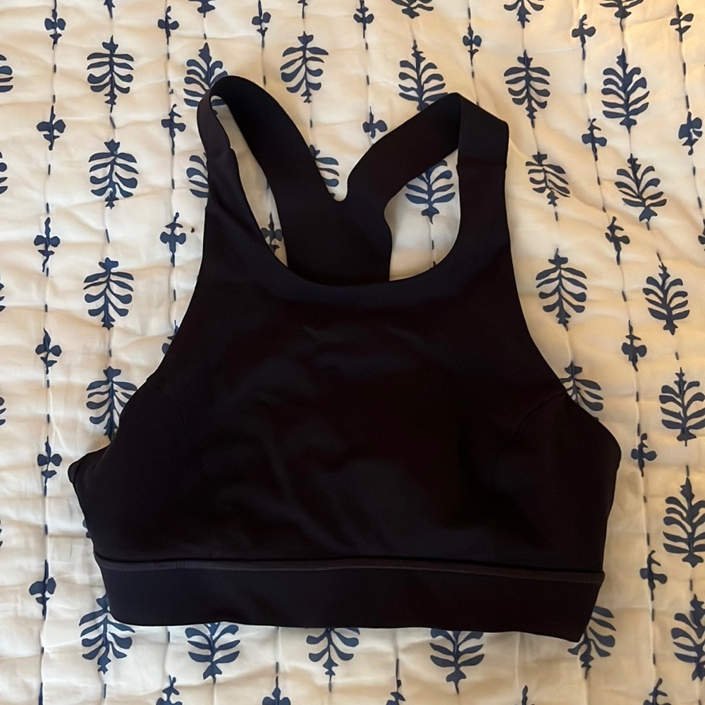 Deep purple lulu sport bra